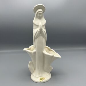 Vintage Royal Haeger Virgin Mary Planter Vase R6 132 USA Madonna Religous 12" T